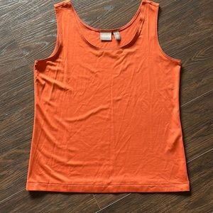Burnt orange tank by chico’s